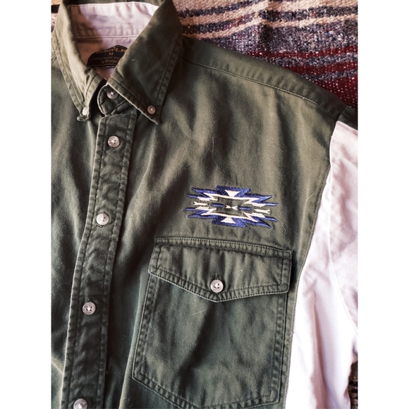 Wrangler Other - "WRANGLER" 80'S/90'S WESTERN BUTTON UP - MULTI